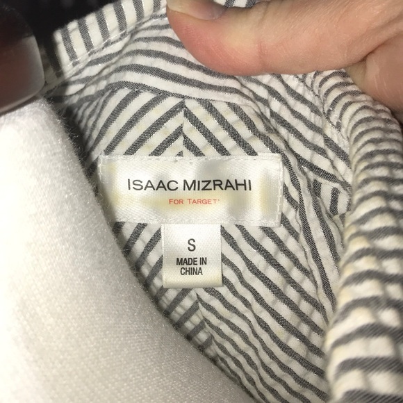 Isaac Mizrahi Size Small Seersucker Blazer - Picture 2 of 4